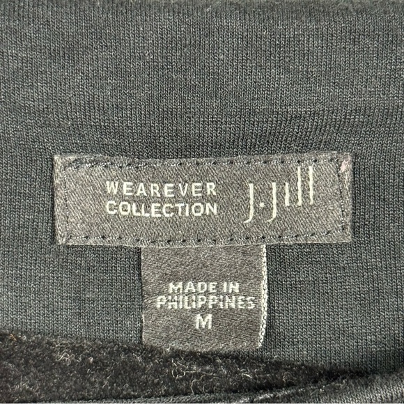 J. Jill Black Dress Womens Size M - Picture 3 of 4